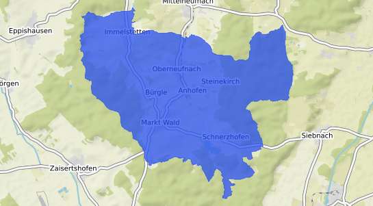Bodenrichtwertkarte Markt Wald Markt Wald